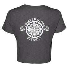 Load image into Gallery viewer, SIYL: STAY IN YOUR LANE  Ladies' Flowy Cropped Tee