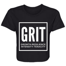 Load image into Gallery viewer, TSF: GRIT Ladies' Flowy Cropped Tee