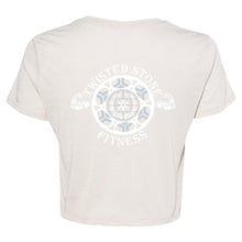 Load image into Gallery viewer, SIYL: STAY IN YOUR LANE  Ladies' Flowy Cropped Tee