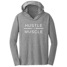 Load image into Gallery viewer, TSF: Hustle over Muscle Unisex Triblend Hooded T-Shirt