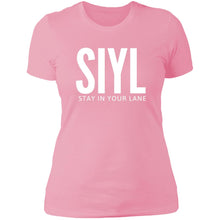 Load image into Gallery viewer, SIYL- Stay In Your Lane Ladies T-Shirt