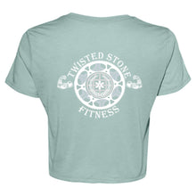 Load image into Gallery viewer, SIYL: STAY IN YOUR LANE  Ladies' Flowy Cropped Tee