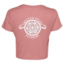 Load image into Gallery viewer, SIYL: STAY IN YOUR LANE  Ladies' Flowy Cropped Tee