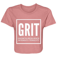 Load image into Gallery viewer, TSF: GRIT Ladies' Flowy Cropped Tee