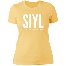 Load image into Gallery viewer, SIYL- Stay In Your Lane Ladies T-Shirt