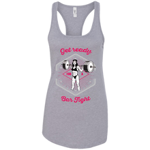 Load image into Gallery viewer, Get Ready for a Bar Fight Ladies Ideal Racerback Tank