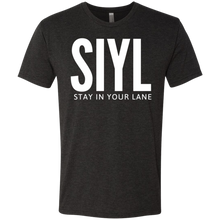 Load image into Gallery viewer, SIYL: Stay In Your Lane Men's Tri-blend T-Shirt