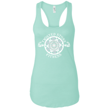 Load image into Gallery viewer, SIYL- Stay In Your Lane Ladies Ideal Racerback Tank (logo front)