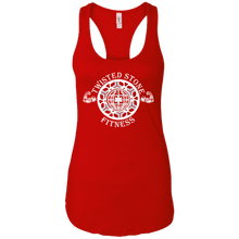 Load image into Gallery viewer, SIYL- Stay In Your Lane Ladies Ideal Racerback Tank (logo front)