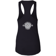 Load image into Gallery viewer, SIYL- Stay In Your Lane Ladies Ideal Racerback Tank (logo back)