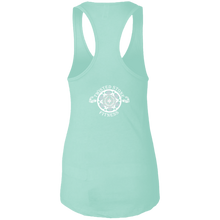 Load image into Gallery viewer, SIYL- Stay In Your Lane Ladies Ideal Racerback Tank (logo back)