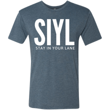 Load image into Gallery viewer, SIYL: Stay In Your Lane Men's Tri-blend T-Shirt
