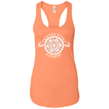 Load image into Gallery viewer, SIYL- Stay In Your Lane Ladies Ideal Racerback Tank (logo front)