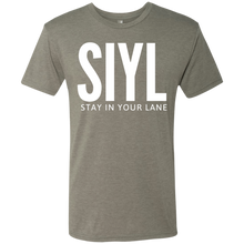 Load image into Gallery viewer, SIYL: Stay In Your Lane Men's Tri-blend T-Shirt