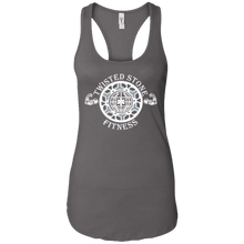 Load image into Gallery viewer, SIYL- Stay In Your Lane Ladies Ideal Racerback Tank (logo front)