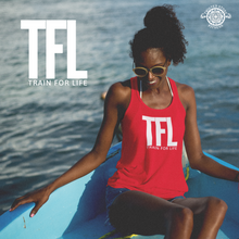 Load image into Gallery viewer, TFL- Train For Life Ladies Ideal Racerback Tank