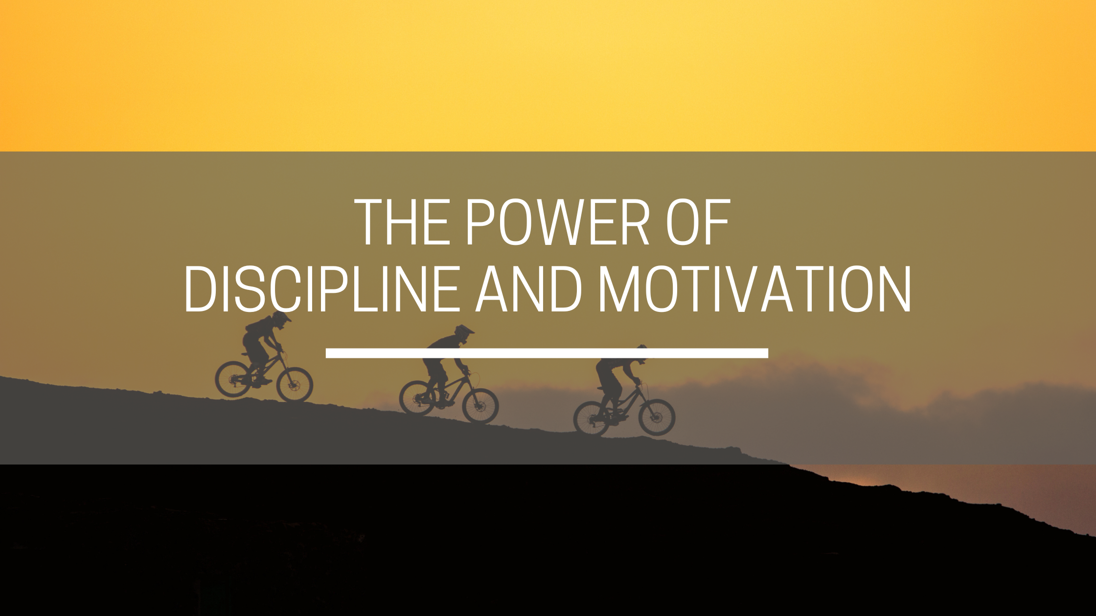 Motivation, Discipline