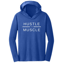 Load image into Gallery viewer, TSF: Hustle over Muscle Unisex Triblend Hooded T-Shirt