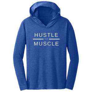 TSF: Hustle over Muscle Unisex Triblend Hooded T-Shirt