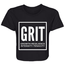 Load image into Gallery viewer, TSF: GRIT Ladies&#39; Flowy Cropped Tee