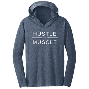 TSF: Hustle over Muscle Unisex Triblend Hooded T-Shirt