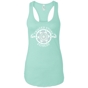 SIYL- Stay In Your Lane Ladies Ideal Racerback Tank (logo front)