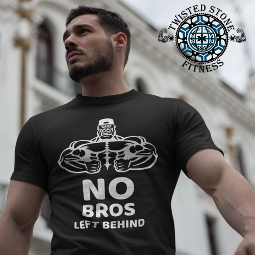No Bros Left Behind Premium Tri- Blend Men's T-Shirt
